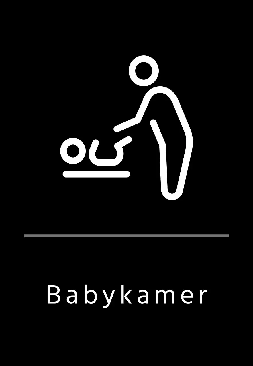 Zwarte eenvoudige bewegwijzering