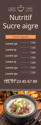 Nappes de restaurant