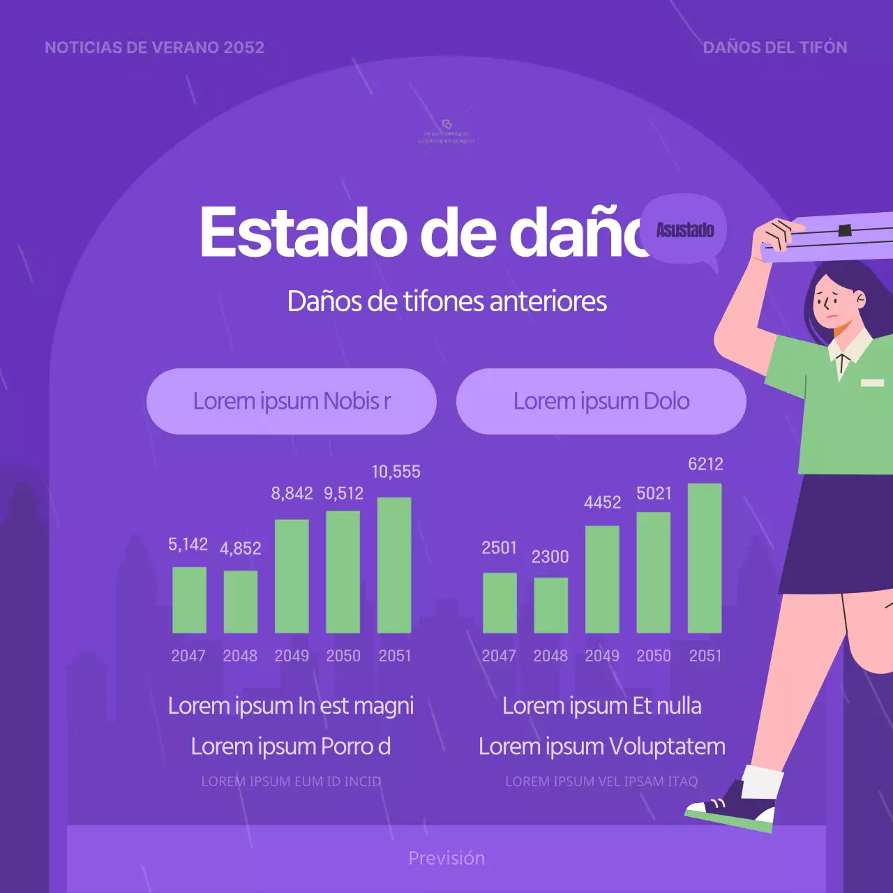 Cómo prevenir los daños de los tifones púrpura y chartreuse