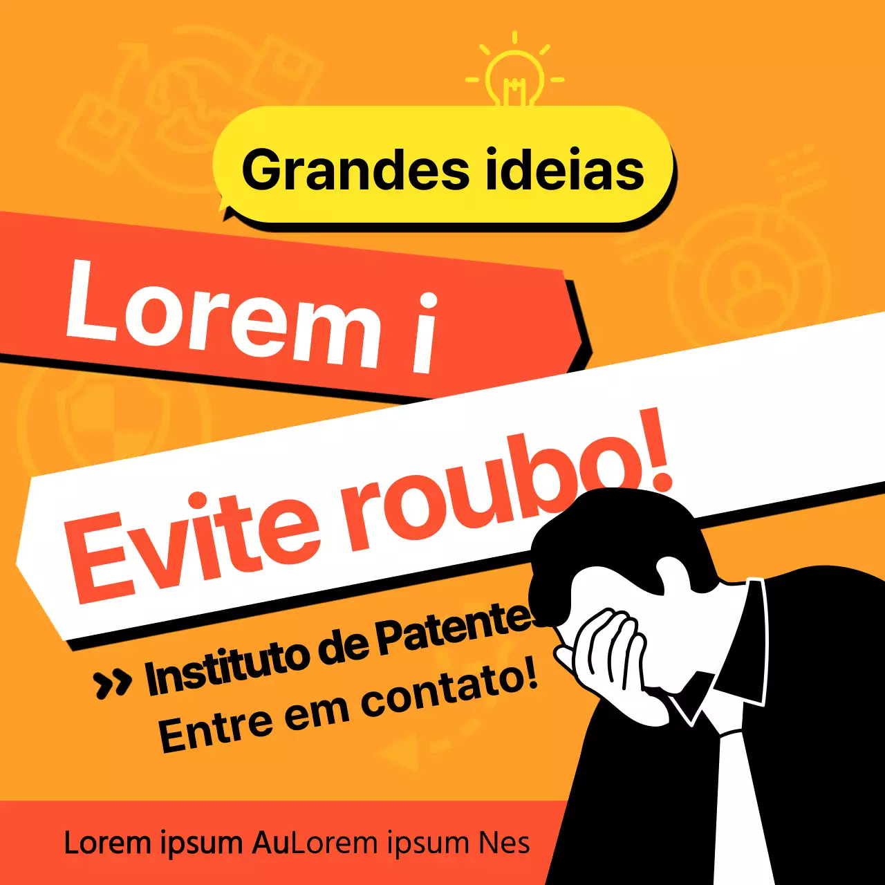 Aconselhamento em matéria de plágio por ter roubado ideias de Orangetone