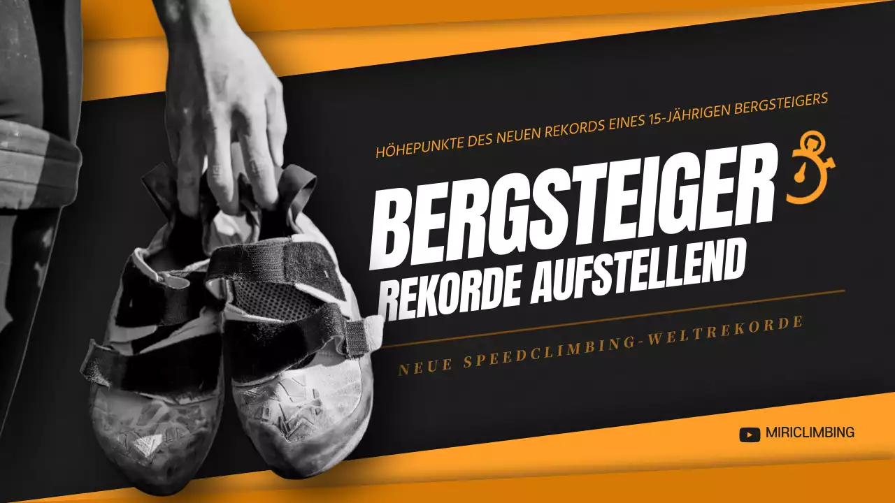 Kletterrekord-Highlights in Schwarz und Gelb