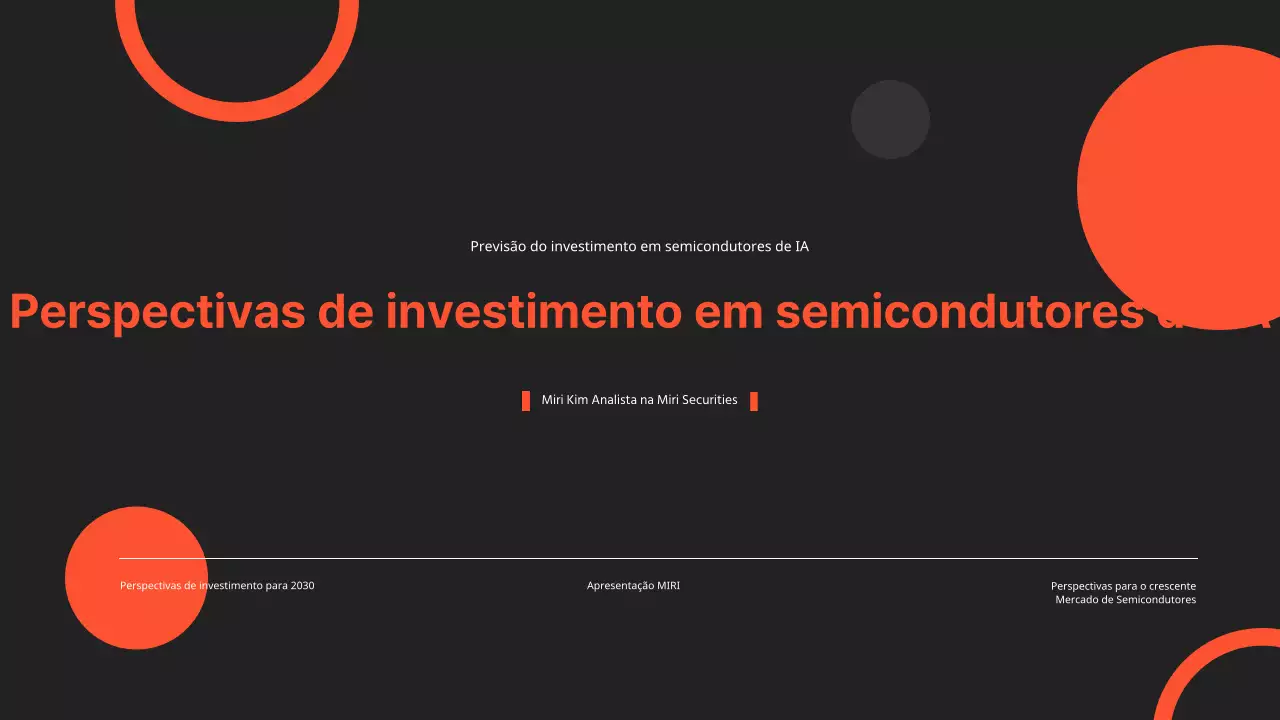 Investimento em semicondutores PPT