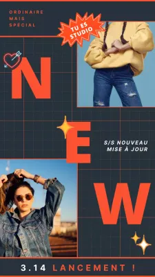 Promotion des nouveaux arrivages dans le style rouge-noir-dacquoise