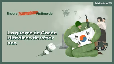 Miniature YouTube de l'histoire d'un vétéran de la guerre de Corée avec illustration verte