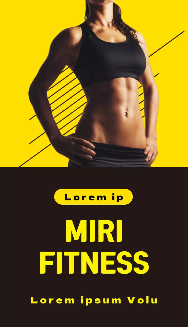 Förderung der Fitness in Gelb