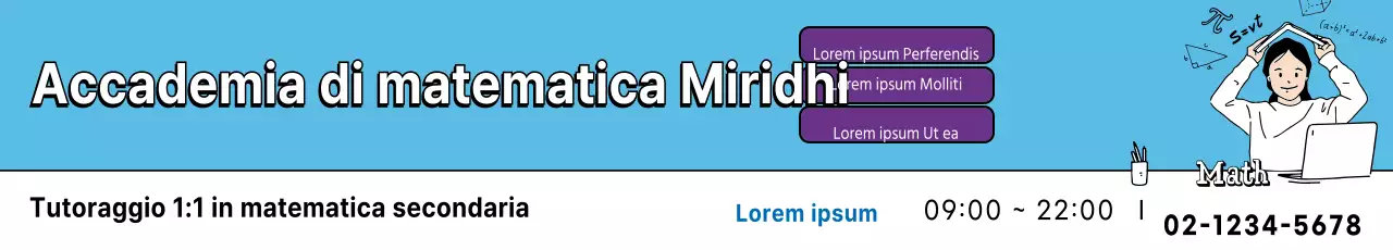 Scuola di matematica blu