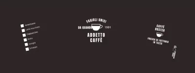 Bicchiere di carta con menu per bevande da bar in nero