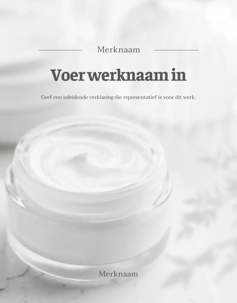 Ideeën_Cosmetische crèmes
