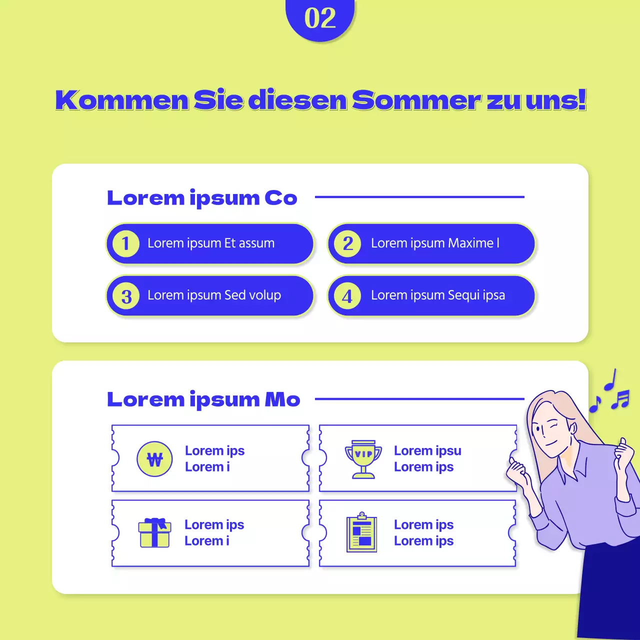Anwerbung von Unterstützern des blauen und gelben Filmfestivals