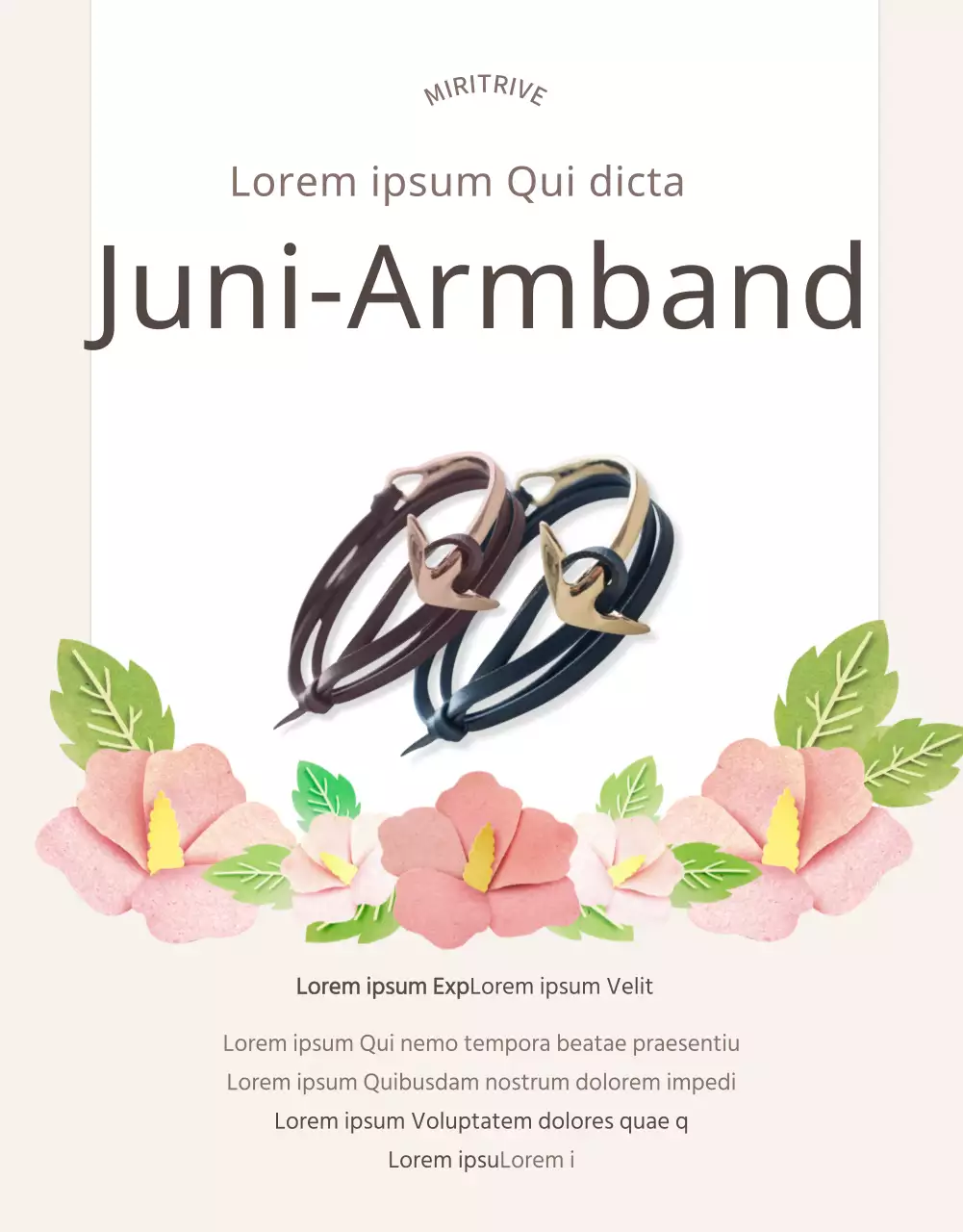 Beige National Veterans Welfare Improvement Bracelet Finanzierung Detailseite