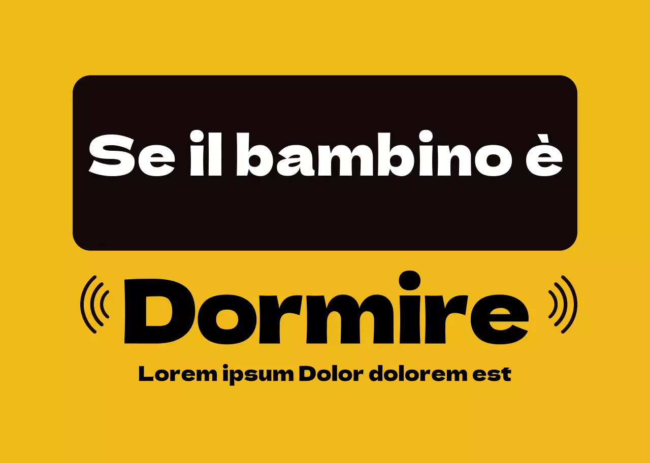 Segnaletica gialla e leggibile per la porta di casa