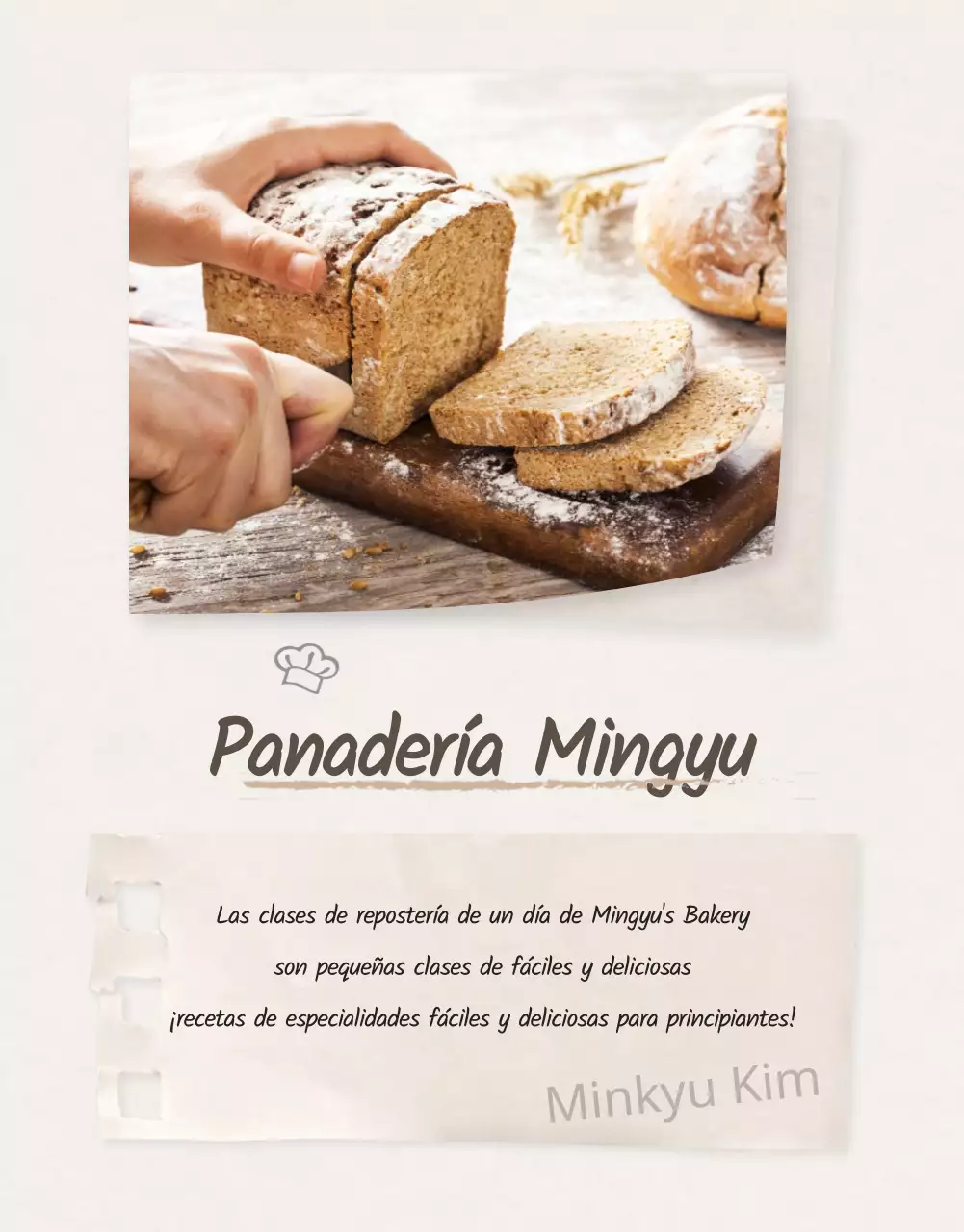 Detalles de la clase de repostería