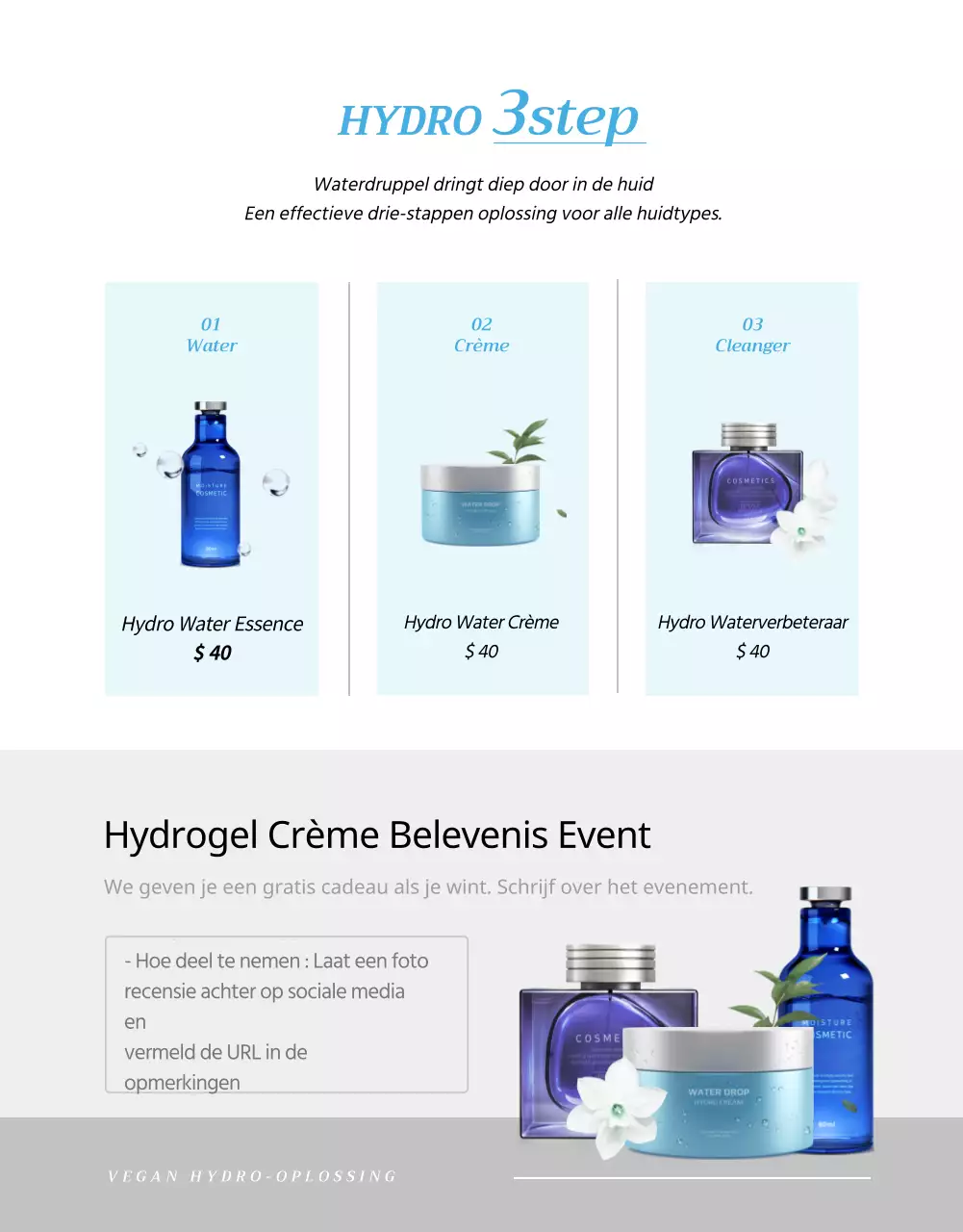 Blue-toned vegan moisturisers detailpagina