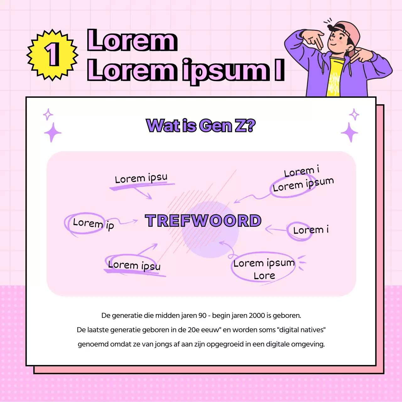 Pastel illustraties Gen Z voorkeur carrières