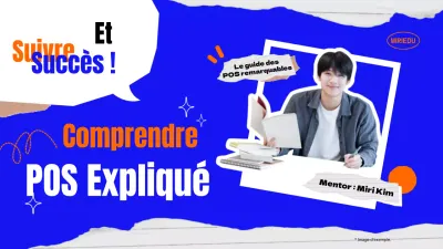 Mignon guide d'auto-assistance dans des cahiers déchirés bleus et blancs