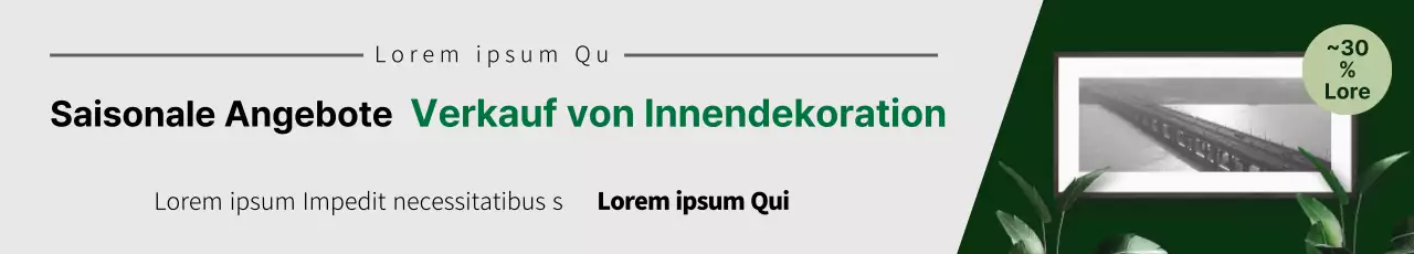 Grüne Fotografie unterstreicht saubere Einrichtung Werben Sie für Ihre Veranstaltung