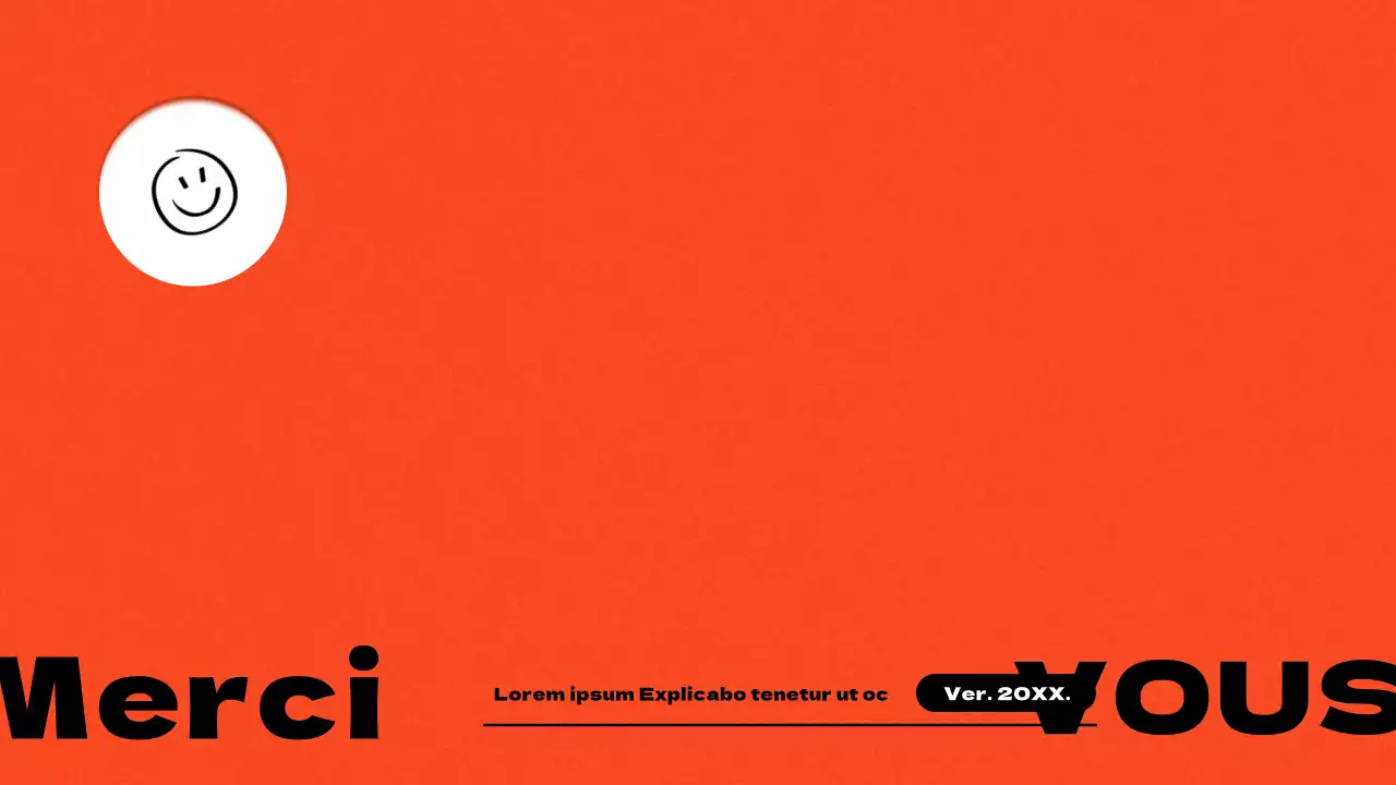 Infographie sur le concept de gradient simple en orange et blanc À propos de nous