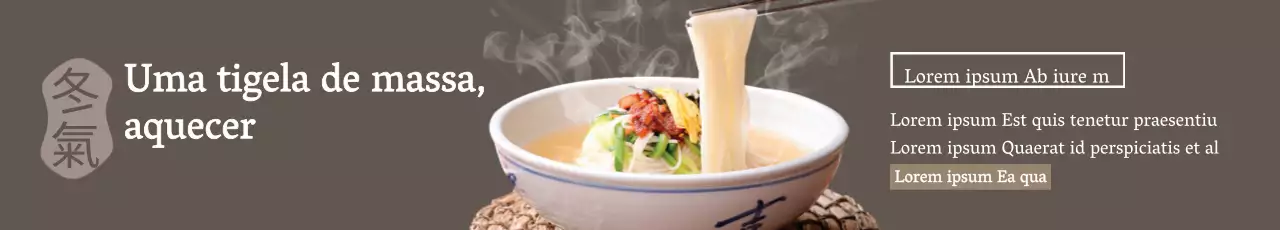 Evento de menu Bowl of Noodles