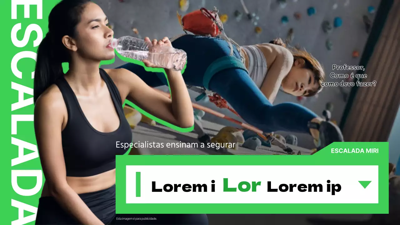 Conselhos de segurança para os suportes de escalada em verde
