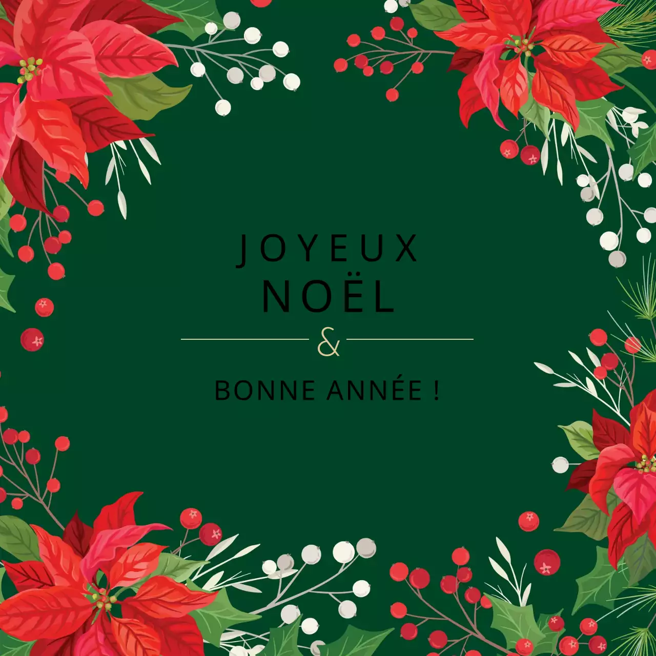 Illustration verte Étiquette de Noël et du Nouvel An