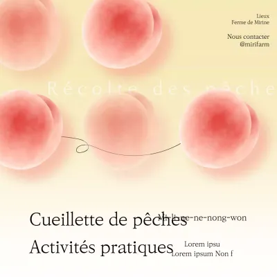 Activité gradient rose pêche pastel