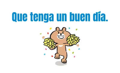 Que tenga un buen día.