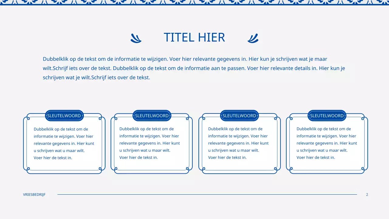 Vintage tegelpatroon in blauw