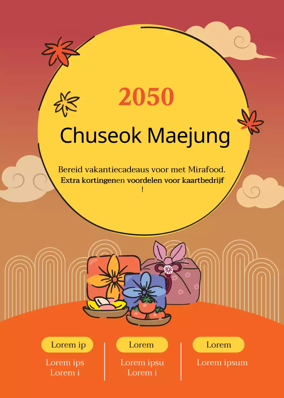 Oranje Holiday Event Popup