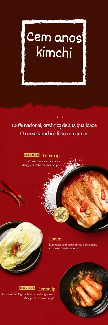 Kimchi de cem anos