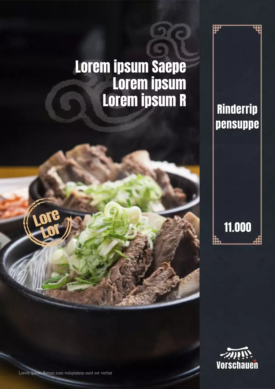 Vollbild-Rippenhochformat-Poster