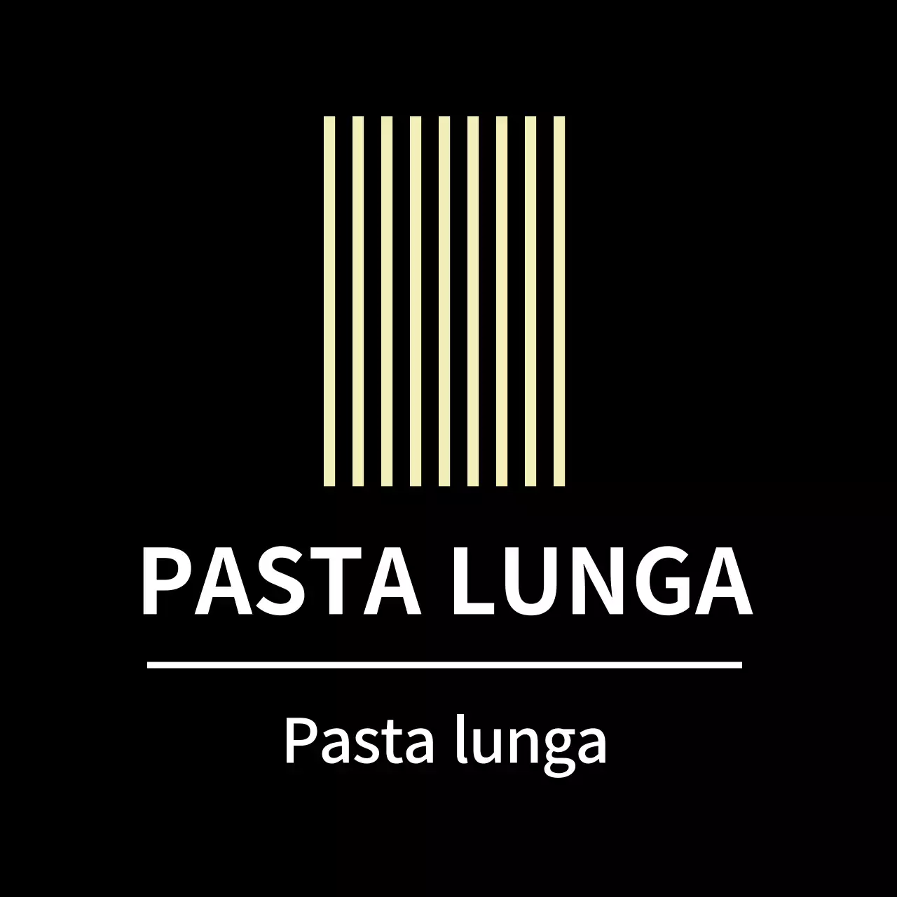 Adesivo per pasta lunga per etichette nere per contorni semplici