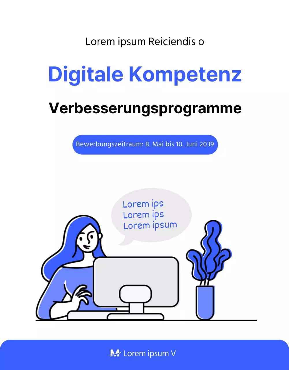 Ein Leitfaden für Bildungsprogramme zur Förderung der digitalen Kompetenz in Blau und Schwarz-Weiß
