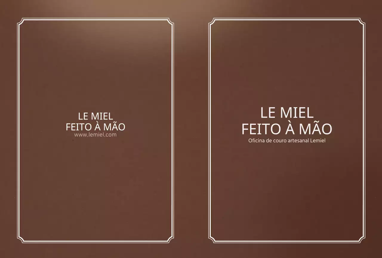 Textura de couro castanho Luxuosos postais artesanais de marroquinaria