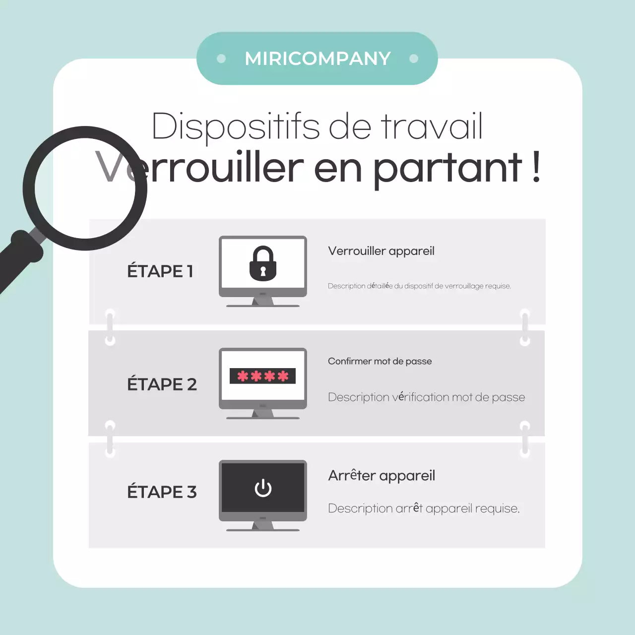 Conseils de sécurité Mint Simple