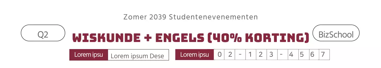 Evenementen voor studenten