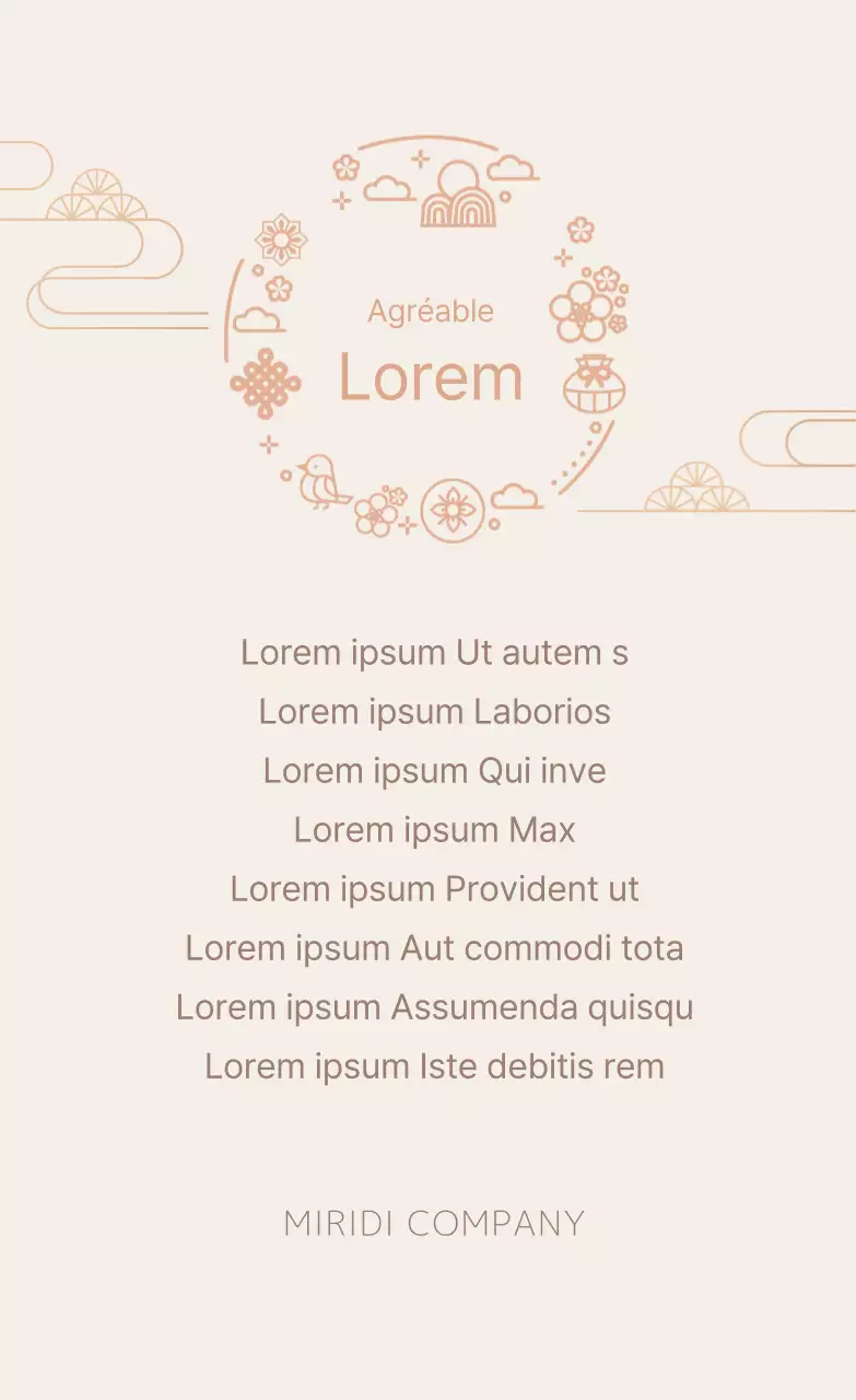 Autocollants de vœux simples pour Obon