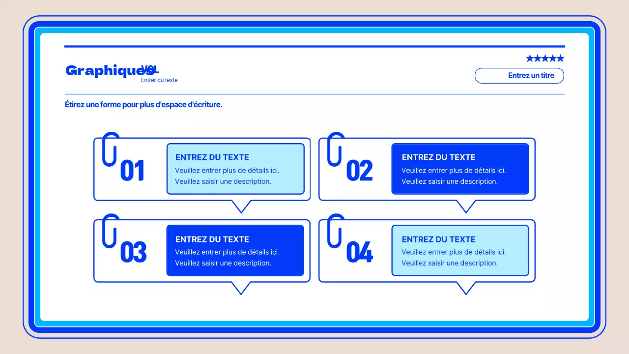 Infographie simple sur la gestion de projet en bleu