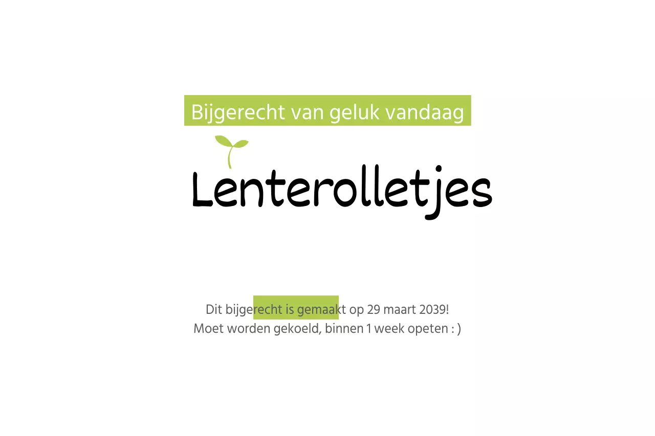 Lenterolletjes