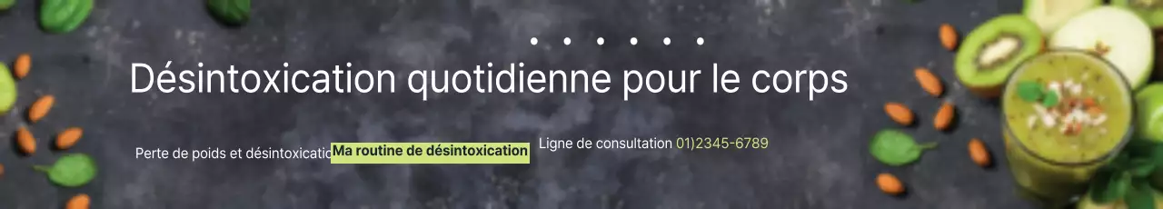 Désintoxication de l'organisme