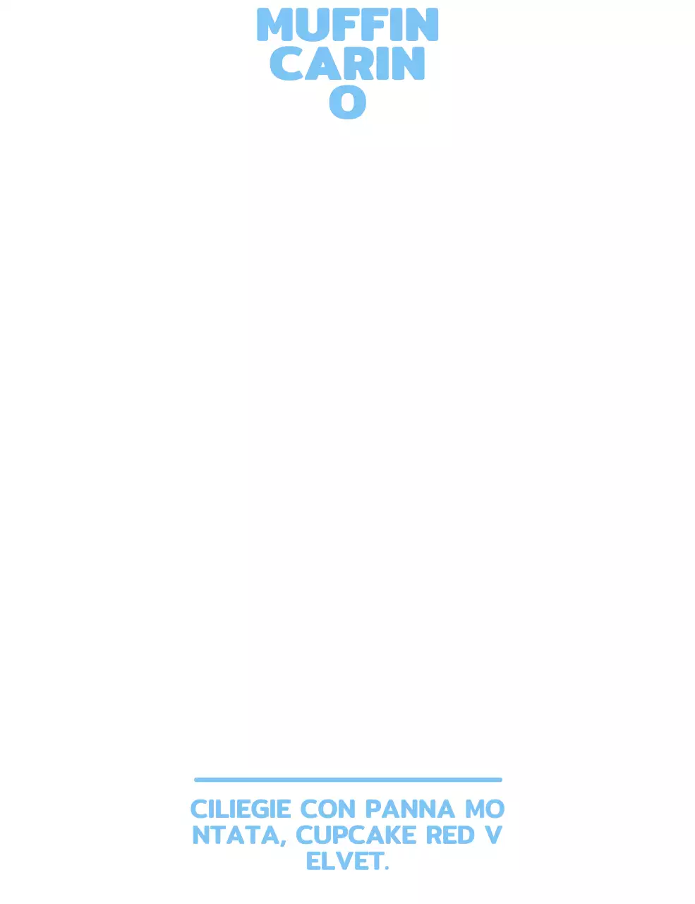 Stile del personaggio del cupcake per il merchandising del caffè