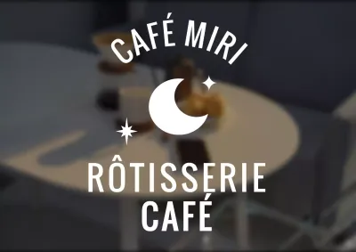 Un logo iconique, émotionnel, de style café