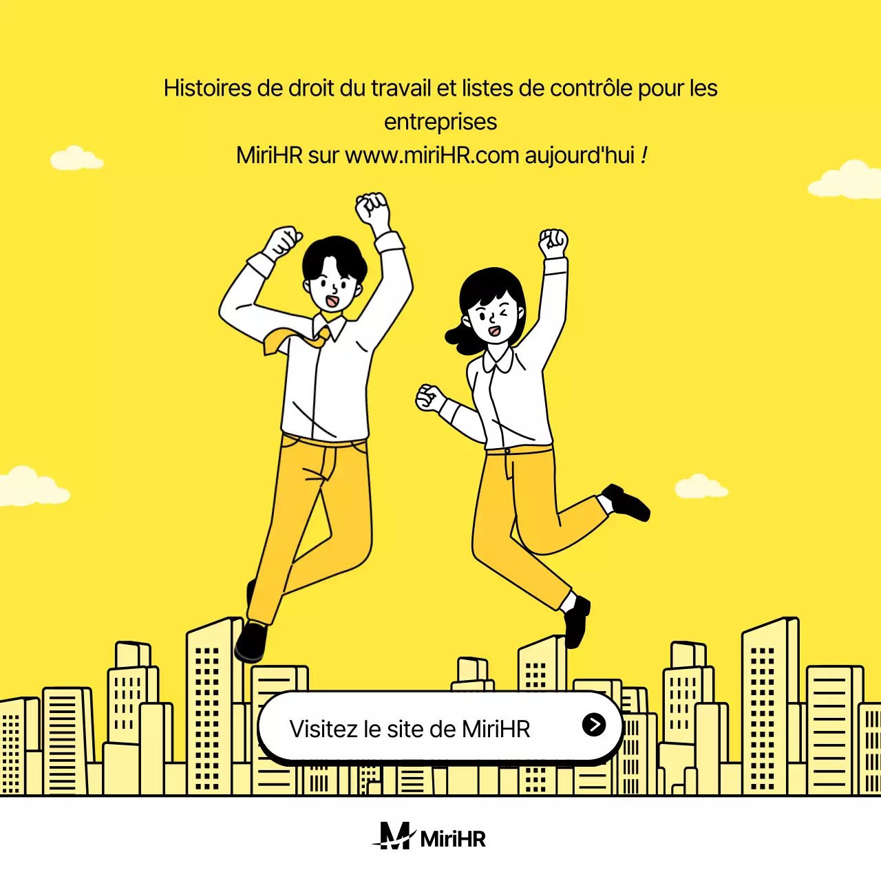 Illustration jaune Concept Modification du droit du travail Loi sur l'égalité entre les hommes et les femmes Guide