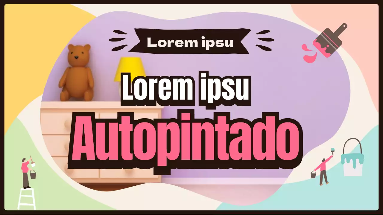 Autopintar un vivero de colores