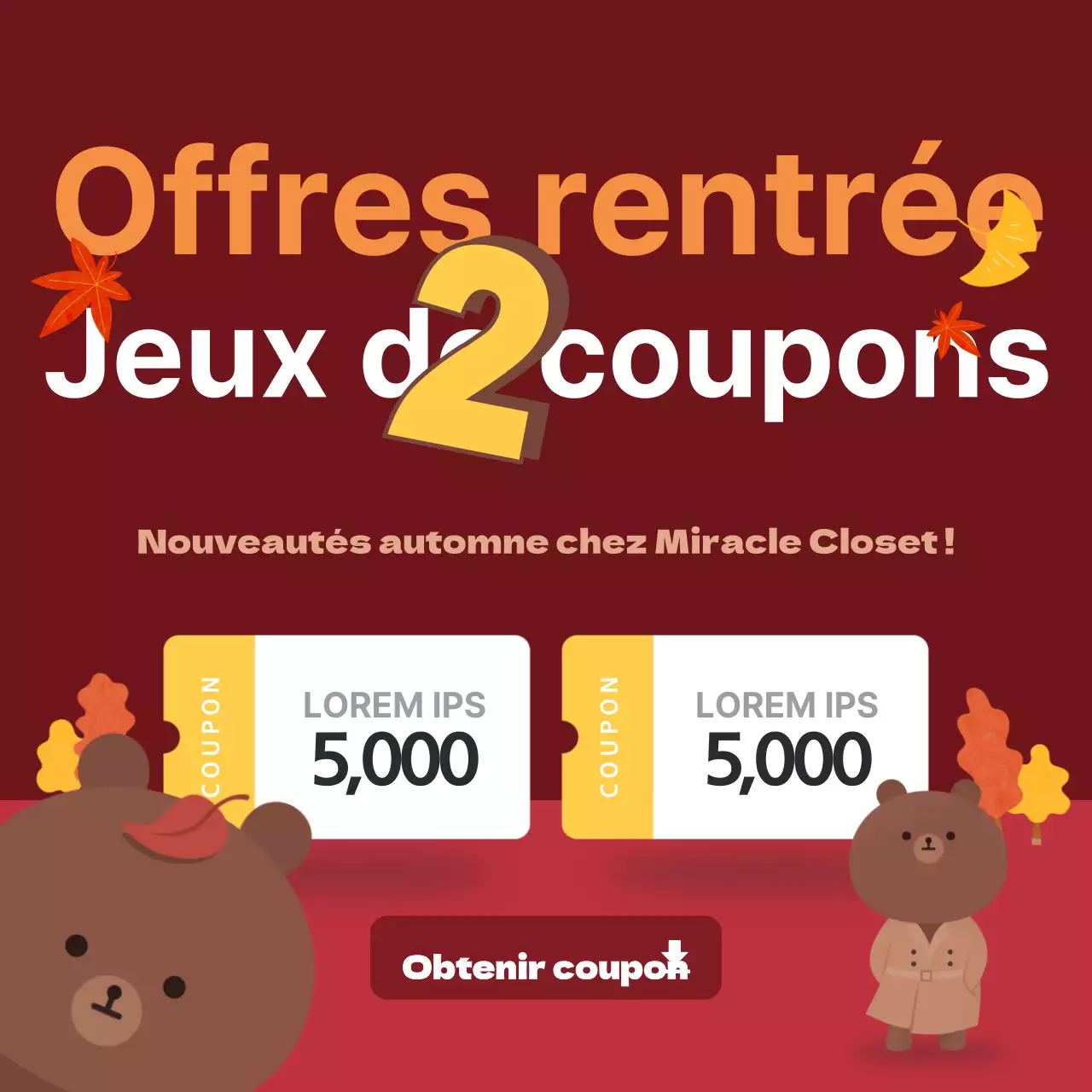 Événements d'automne