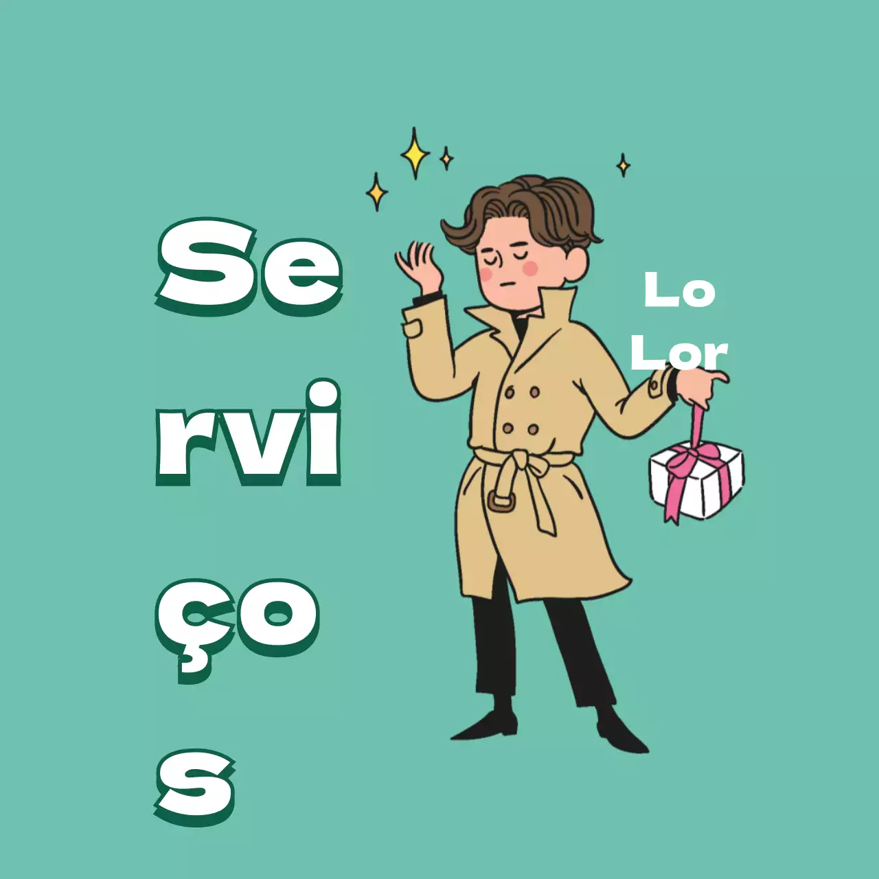 Autocolantes de serviço