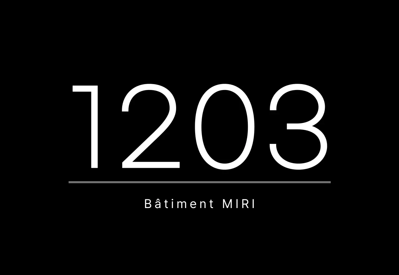 Signalisation simple en noir