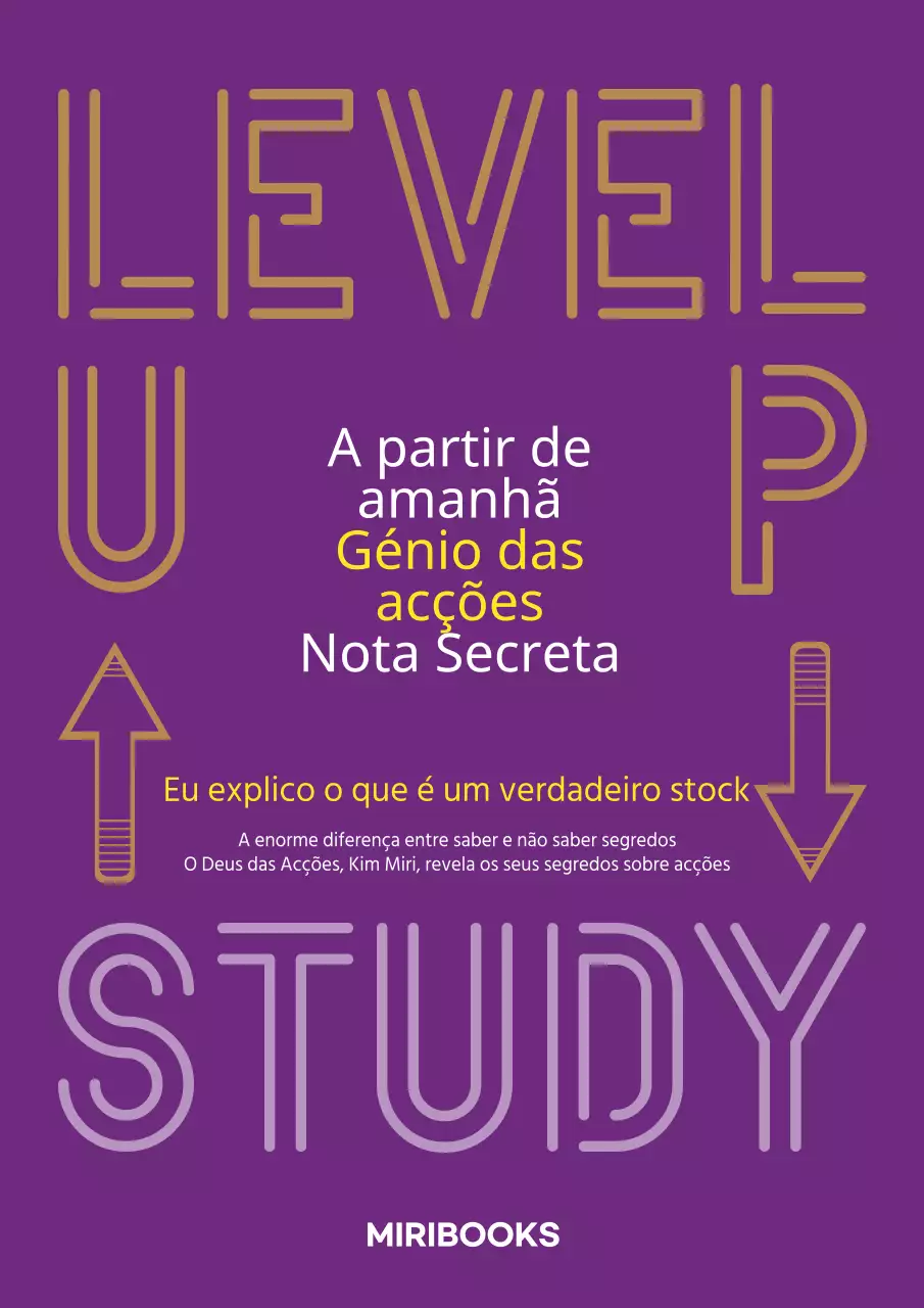 Conteúdo relacionado com acções com tipografia simples e púrpura
