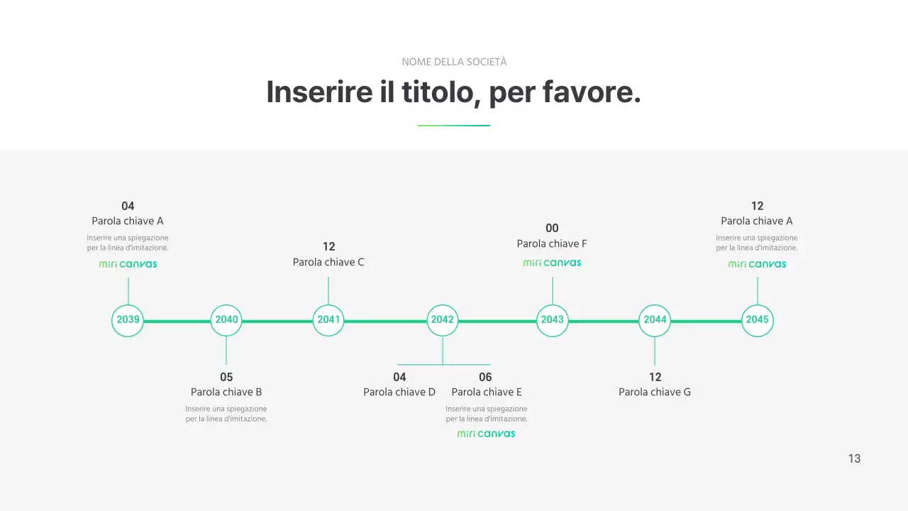 Profilo aziendale semplice