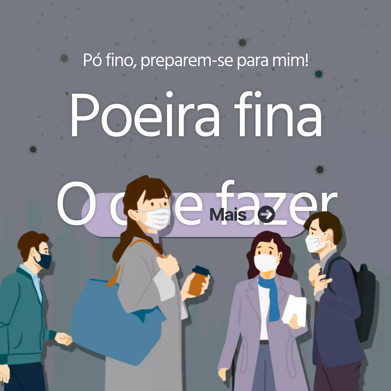 Prevenção de poeiras finas