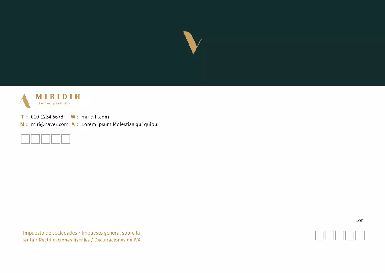 turquesa oscuro logotipo limpio negocio impuestos contabilidad